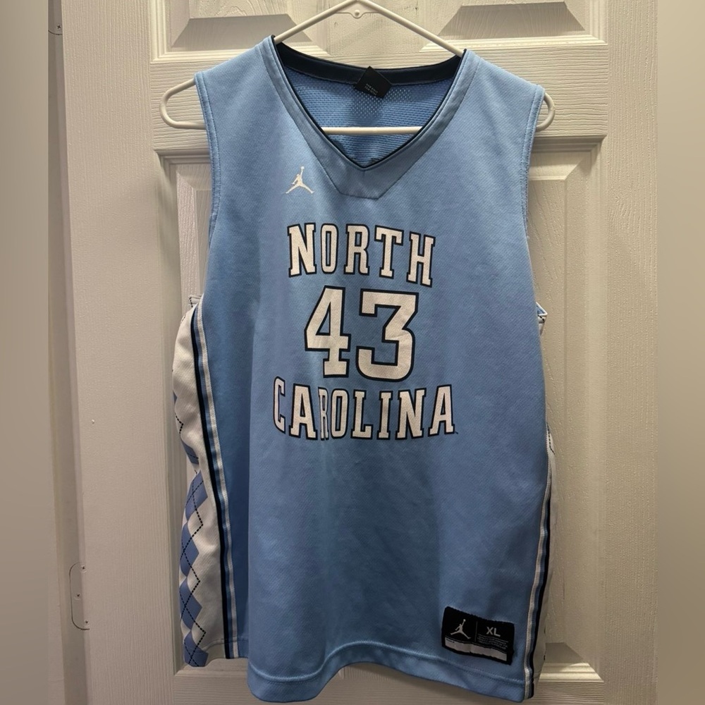 Jordan Kids North Carolina Blue Jersey